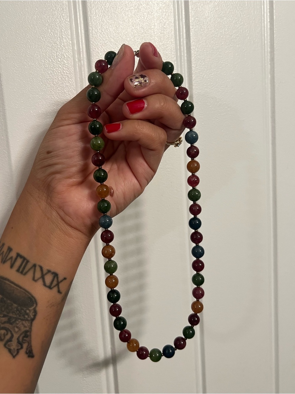 Tourmaline 925 necklace